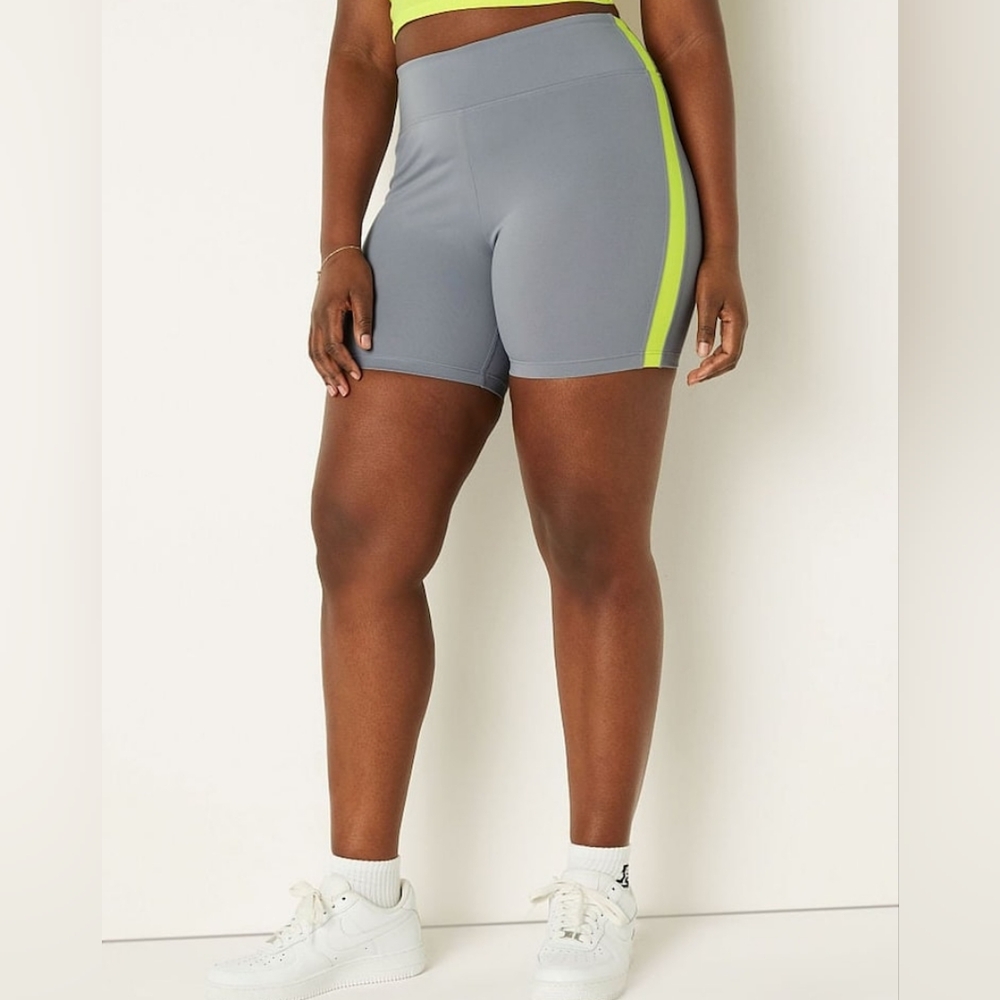 Victoria Secret Grey Oasis 6"  Ultimate High Waist Biker Shorts